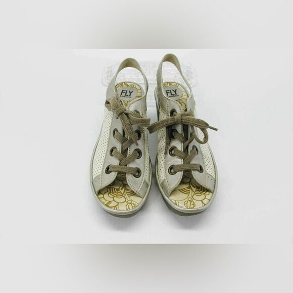 FLY LONDON Stylish Women's Wedge Sandals; Size 37 is US 6.5-7 - Picture 1 of 16